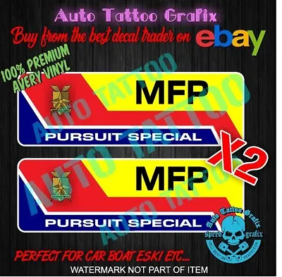 Mad Max Mfp Pursuit Special Decal Sticker Funny Novelty Decals Stickers Drift • $3.91