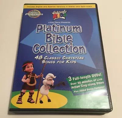 Cedarmont Kids Platinum Bible Collection Christian Kid Songs DVD 3-Disc Set • $17.97