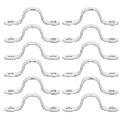  12 Pcs Kayak Fixed Ring Carry Handles Tie Down Anchors For Trailer Canoe Marine • £10.18