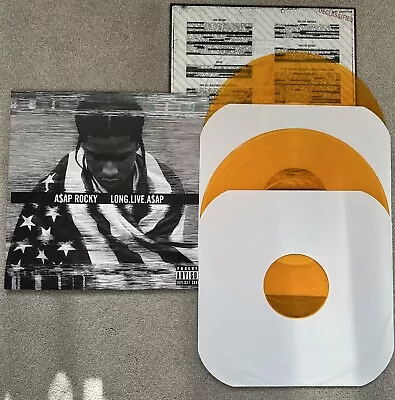 A$AP Rocky Long.Live.A$AP Vinyl ASAP Rocky Orange Vinyl • £20