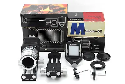 【MINT In BOX】Minolta Auto Bellows I Focusing Rail Slide Copier EXTube From Japan • $199.90