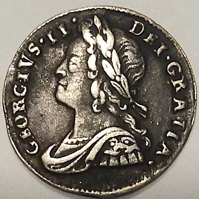 Great Britain** George II ** 1737 Silver Maundy Penny** • $89.99