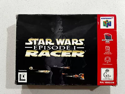 STAR WARS EPISODE 1 RACER - AUS PAL - Nintendo 64 N64 -GOOD CONDITION • $100