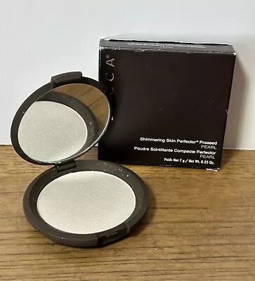 New! BECCA Shimmering Skin Perfector Pressed Powder PEARL Full Size 0.25 Oz NIB • $23.95