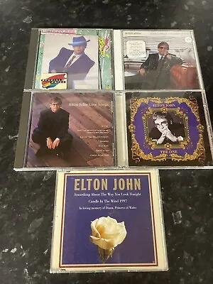 Elton John 4 Cd Album & 1 Cd Singles Bundle • $12.43