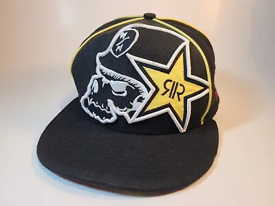 2009 Rockstar Energy Drink Metal Mulisha 7 1/8 Fitted Hat Cap New Era 59Fifty • $15.99
