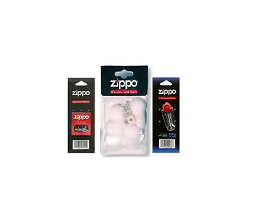 Zippo Premium Lighter Fuel Fluid Refill Wick  Flint Zippo Cotton • £2.99