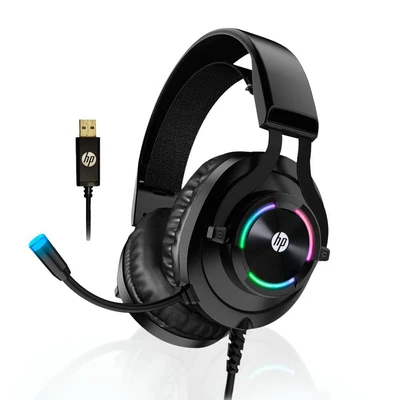 $88 • Buy HP H360GS Wired Gaming Headset, USB Headphones With Noise Cancelling Microphone