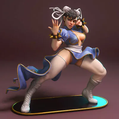 CHUN-LI Street Fighter 2 II PINUP Display Model UNASSEMBLED/UNPAINTED Nintendo • $44.54