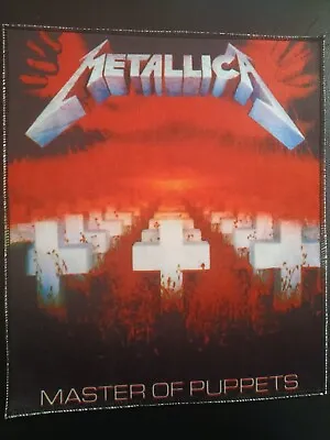 Metallica Master Of Puppets Back Patch Sizes 13 By 11 1/2 Inches Sew On • $22