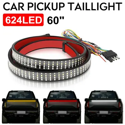 60'' For Toyota Tundra Tacoma 4 Row 6 Function LED Strip Rear Tailgate Light Bar • $25.49