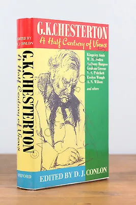 G K Chesterton | Kingsley / G.K Chesterton Half Century Of Views 1st Ed 1987 • $30