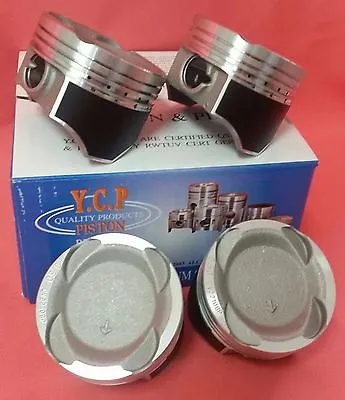 YCP 75.5mm Vitara Pistons Teflon Coated Low Comp For Honda D16 Turbo • $123.95