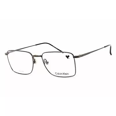 Calvin Klein Men's Eyeglasses Light Gunmetal Titanium Rectangular CK22109T 014 • $38.59