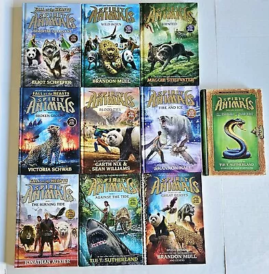 Lot 10 Spirit Animals And Fall Of The Beasts Books Tui T. Sutherland Hardcover  • $45.95