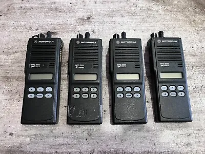 Lot Of 4 Used Motorola MTS2000 UHF Portable Radio No Battery A2 • $119.99