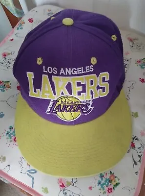 £30 • Buy NBA Vintage LA Lakers Cap Hat Mitchell & Ness Snap Back Ideal Collectors Piece 