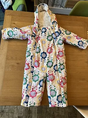 £15 • Buy Snowsuit Pramsuit Winter Coat All In One M&S 18-24 Months M&S Baby Toddler Coat
