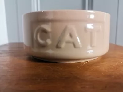 Mason  & Cash Pet Bowl. Lettered Food/Water Dishes For Cat. Ceramic. New.  • £3.99