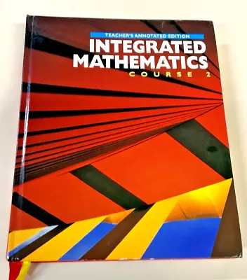 Integrated Mathematics Course 2 Bumby Et Al TEACHER'S ANNOTATED EDITION 1996 • $19.23