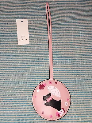 £13 • Buy Radley Garden Party Pink Leather Bag Charm - Keyring BNWT