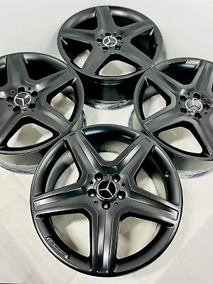 16-18 Mercedes-benz 20” Gle350 Gle550 Ml Factory Amg Wheels Rims Set Black Satin • $1349