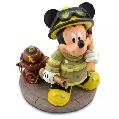 NEW! Disney Parks Mickey Mouse Fireman Firefighter Figure / Figurine / Statue • $179.95