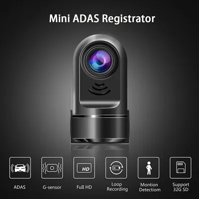 1080P HD 360 Rotating Mini ADAS Dashcam New Mini Front Dash Camera For Cars AU • $20.76