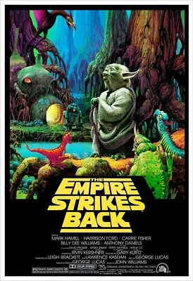 1980 Star Wars Episode V The Empire Strikes Back Movie Poster Print Vader 🔥 • $7.95