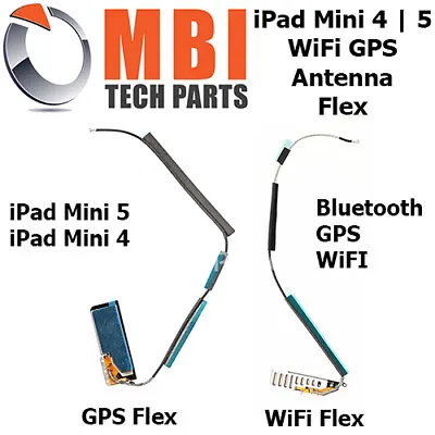 IPad Mini 4 5 WiFi Antenna Signal Bluetooth GPS Flex Ribbon Replacement Cable • £4.41