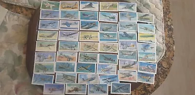 Set Of Authorised Reproduction Military Aircraft Cigarette Cards. 1 Missing. • £2.99