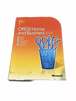 MICROSOFT Office 2010 Home And Business With Disc Software & Key Windows 7 • $59