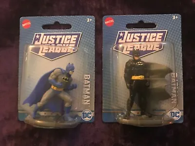 BATMAN DC Comics Justice League Dark Knight-2 Mattel Mini Figures Bday Cake Toys • $14.89