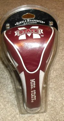 Mississippi State Bulldogs Golf Single Headcover Driver Ncaa New • $15.19