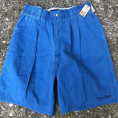 VTG Deadstock 90s Ocean Pacific OP Mens Blue Shorts Size Medium 100% Cotton • $44