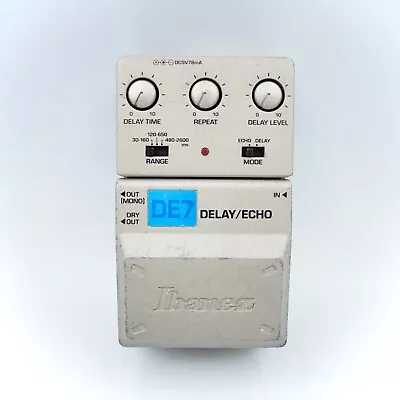 Ibanez DE7 Delay / Echo Tone Lok Guitar Effect Pedal 99301451 • $110