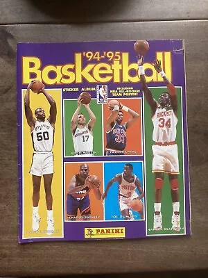 Panini Basketball 94-95 Sticker Official Album Nba Complete Vintage 90' • £40