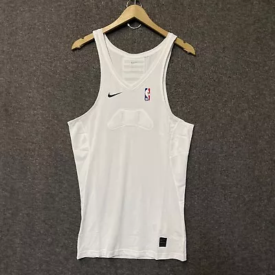 Nike Pro NBA Team Player Issue Breathable Training Tank Top 880805-100 Sz L NWOT • $60.99