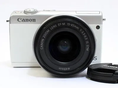Canon EOS M100 24.2MP Mirrorless Digital Camera With 15-45mm STM Lens Japan F/S • $986.44