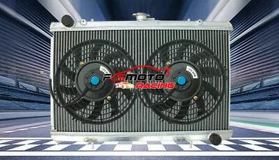 Aluminum Radiator FOR Nissan Silvia S13 240SX SR20DET 1989-1994 93 92 89 +FAN MT • $183