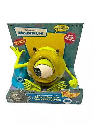 *Monsters Inc. Mike Wazowski Movie Sounds Hasbro Says Lots Of Phrases New N Box* • $28.75