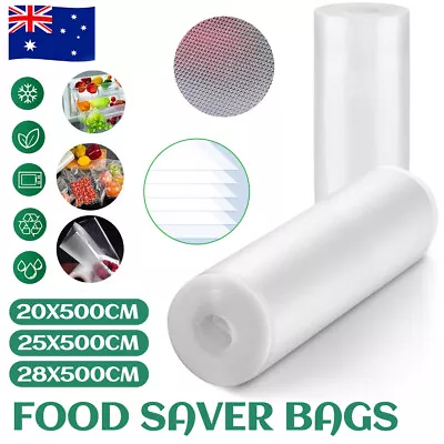 Pack Food Vacuum Sealer Bags Rolls Vaccum Food Storage Saver Seal Bags  • $23.95