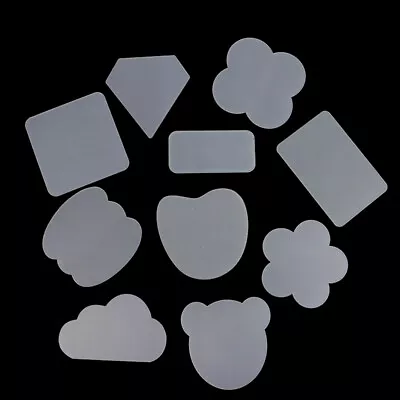 Acrylic Nail Art Paint Gel Polish Palette Display Holder Pigment Plate Board • $2.52