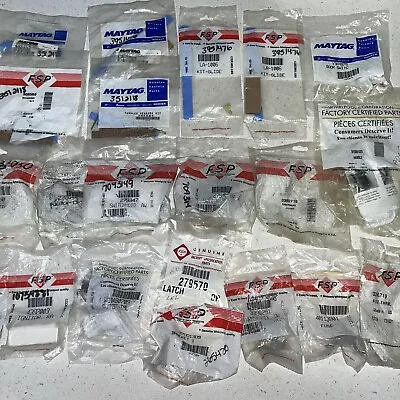 Genuine NEW Whirlpool FSP Maytag Dryer Parts ATTN! TECHNICIANS! 21 Parts Total! • $39.99