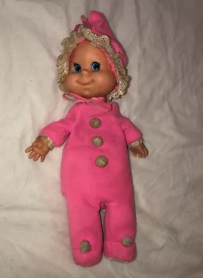 Vintage 1970 Mattel Pink Baby Beans Baby Doll • $29