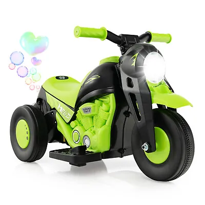 6V Kids Bubble Car Electric Kids Ride On Motorcycle W/Bubble Maker & Headlight • £49.95