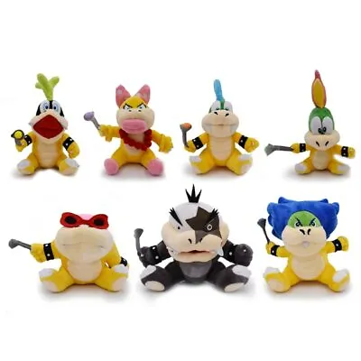 1PCS Roy Lemmy Wendy Larry Morton Liggy Ludwig Koopa Bowser Koopalings Plush Toy • $7.19