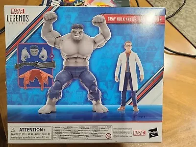 New Hasbro Marvel Legends Series Gray Hulk And Dr. Bruce Banner 6 Inch Action • $44.95