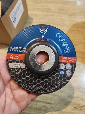 25 PACK Grinding Wheels 4-1/2  X 1/4  X 7/8  Metal Steel 4.5 Disc Angle Grinder • $33