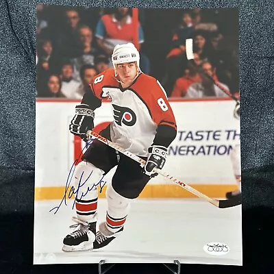 MARK RECCHI SIGNED 8 X 10 PHOTO PHILADELPHIA FLYERS JSA Stamp Of Approval COA • $24.99